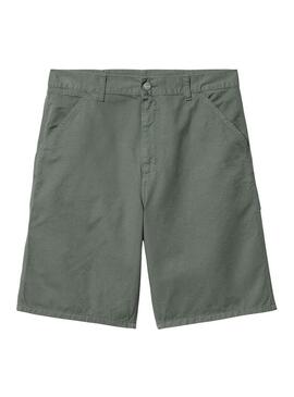 Bermuda Carhartt Single Knee Verde per Uomo