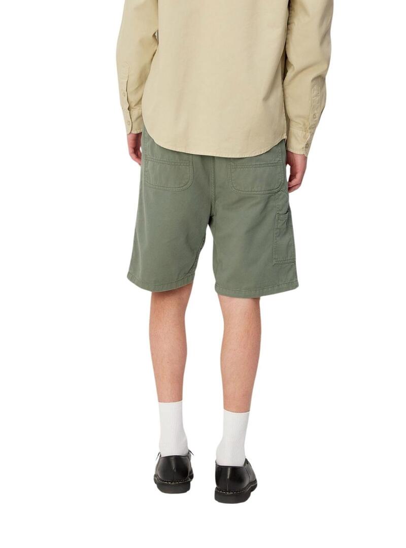 Bermuda Carhartt Flint Verde per Uomo