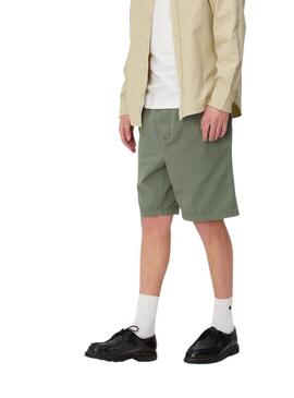 Bermuda Carhartt Flint Verde per Uomo