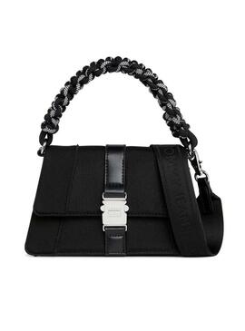 Borsa Tommy Jeans Item Crossover nera per donna