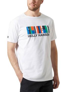 Maglietta Helly Hansen Shoreline Bianca per Uomo