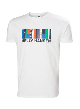 Maglietta Helly Hansen Shoreline Bianca per Uomo