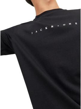 Maglietta Jack and Jones Estar nera per uomo