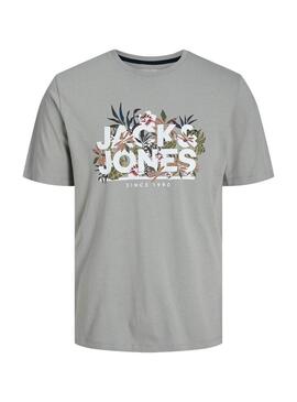 Maglietta Jack and Jones Chill Grigia per Uomo