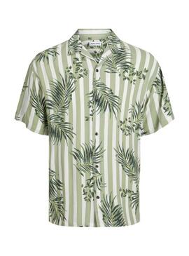 Camicia Jack and Jones Jeff verde per uomo