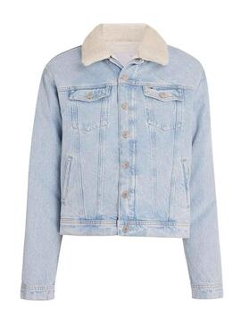 Giacca Tommy Jeans Mom Classics in denim per donna