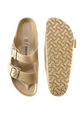 Sandali Birkenstock Arizona EVA Gold per Donna