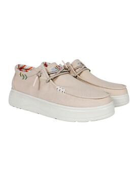 Scarpe Walkin Pitas Natal Beige per donna