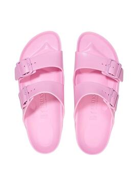 Sandali Birkenstock Arizona Essentials EVA Rosa per donna.