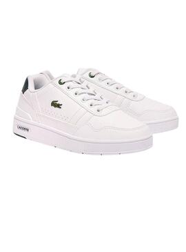 Scarpe da ginnastica Lacoste T-Clip Bianche per Bambini