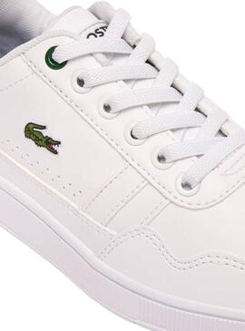 Scarpe da ginnastica Lacoste T-Clip Bianche per Bambini