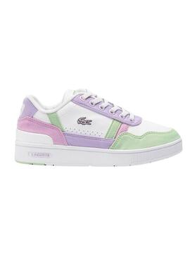 Sneakers Lacoste T-Clip Multicolor per bambini