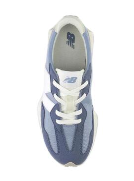 Sneakers New Balance 327 Blu per Bambino e Bambina.