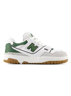 Scarpe da ginnastica New Balance PSB550 bianche per ragazzi