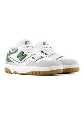 Scarpe da ginnastica New Balance PSB550 bianche per ragazzi