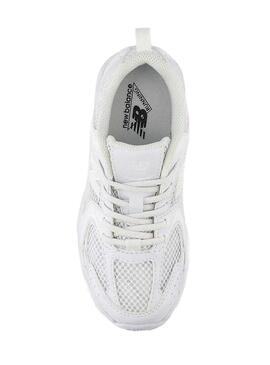 Sneakers New Balance PZ530 Bianche per Bambina e Bambino