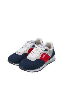 Scarpa Pepe Jeans London Bighton Marina Ragazzo