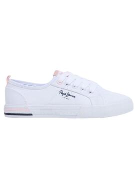 Sneakers Pepe Jeans Brady Bianche per Ragazza