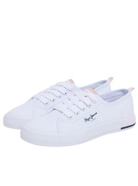 Sneakers Pepe Jeans Brady Bianche per Ragazza