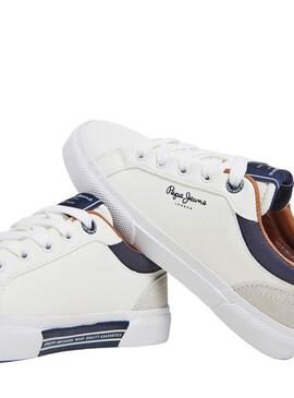 Scarpe Pepe Jeans Kenton Bianche per Bambino