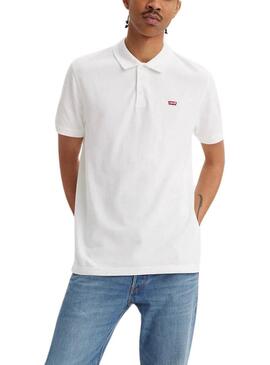 Polo Levis Housemark Bianco per Uomo