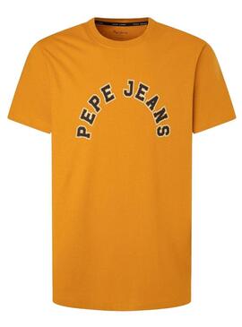 T-Shirt Pepe Jeans Westend Ocra per Uomo