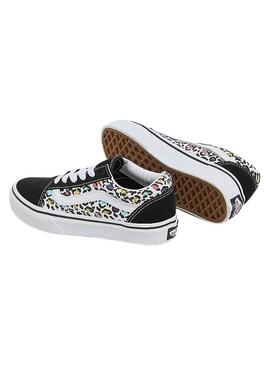 Scarpe da ginnastica Vans Old Skool Animal Nero Bambino Bambina