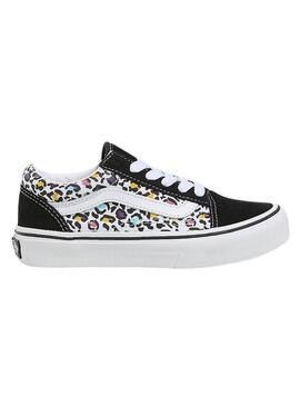 Scarpe da ginnastica Vans Old Skool Animal Nero Bambino Bambina