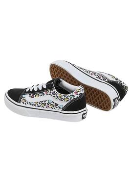 Scarpe da ginnastica Vans Old Skool Animal Nero Bambino Bambina