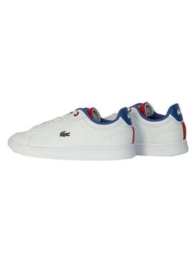 Scarpe Lacoste Carnaby Pro 124 Bianche per Bambini