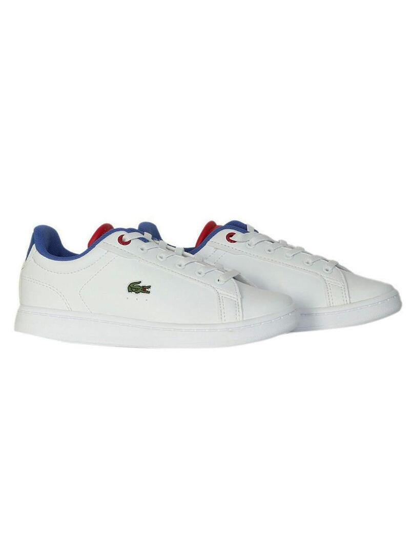 Sneakers Lacoste Carnaby Pro 124 Bianche Teen