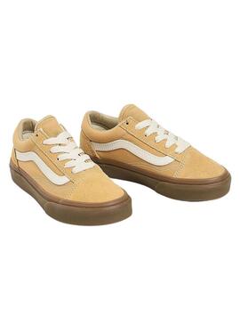 Scarpe Vans Old Skool Camel per Bambino e Bambina