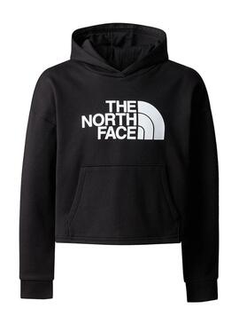 Felpa The North Face Peak Nero per Ragazza.