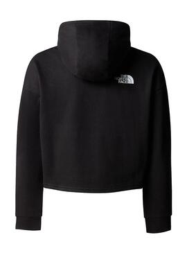 Felpa The North Face Peak Nero per Ragazza.