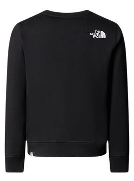 Felpa The North Face Redbox Crew Nero per Bambini