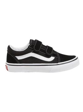 Scarpa Vans UY Old Skool Velcro Nero Junior