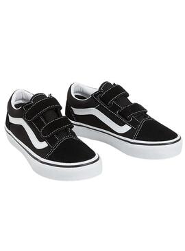 Scarpa Vans UY Old Skool Velcro Nero Junior