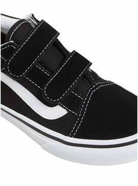 Scarpa Vans UY Old Skool Velcro Nero Junior