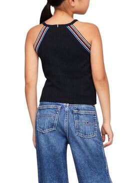 Top Tommy Hilfiger 1985 Navy Per Ragazza