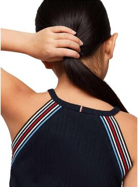 Top Tommy Hilfiger 1985 Navy Per Ragazza