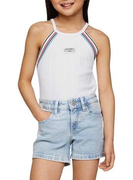 Top Tommy Hilfiger 1985 Bianco per Ragazza