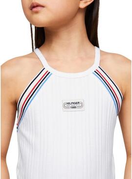 Top Tommy Hilfiger 1985 Bianco per Ragazza