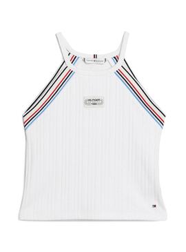 Top Tommy Hilfiger 1985 Bianco per Ragazza