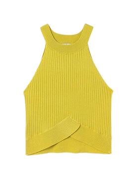 Top Mayoral Tricot Giallo per Ragazza