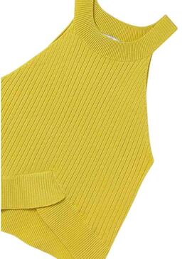 Top Mayoral Tricot Giallo per Ragazza