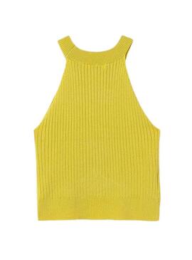 Top Mayoral Tricot Giallo per Ragazza