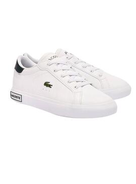 Sneakers Lacoste Powercourt Bianche per Bambini