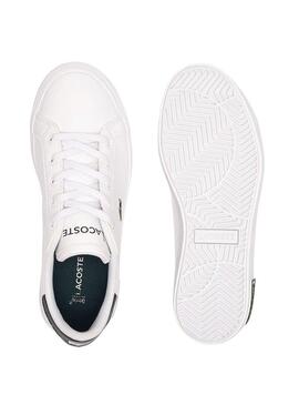 Sneakers Lacoste Powercourt Bianche per Bambini