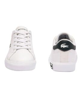 Sneakers Lacoste Powercourt Bianche per Bambini