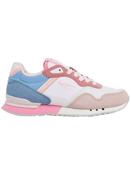 Scarpa Pepe Jeans London Urban Rosa per Ragazza.